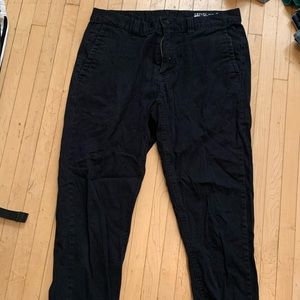 Black joggers